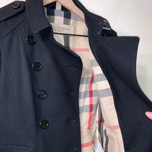 Burberry Brit Black Wool Jacket